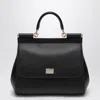 Dolce & Gabbana Sicily Grande Leather Handbag In Black