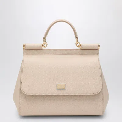 DOLCE & GABBANA DOLCE&GABBANA LARGE PINK SICILY HAND BAG