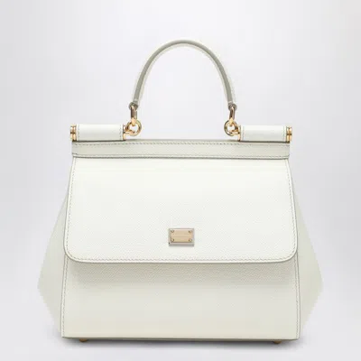 Dolce & Gabbana Large White Sicily Hand Bag