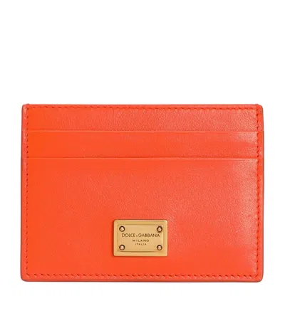Dolce & Gabbana Dolce&gabbana Leather Card Holder