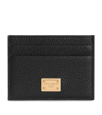 Dolce & Gabbana Dolce&gabbana Leather Logo Plaque Card Holder
