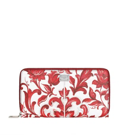 Dolce & Gabbana Dolce&gabbana Leather Majolica Wallet