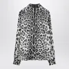 Dolce & Gabbana Animal Print Button Down Blouse