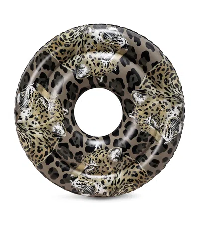 Dolce & Gabbana Dolce&gabbana Leopardo Inflatable Pool Ring In Animal Print