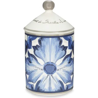 Dolce & Gabbana Dolce&gabbana Lidded Scented Candle In Blue