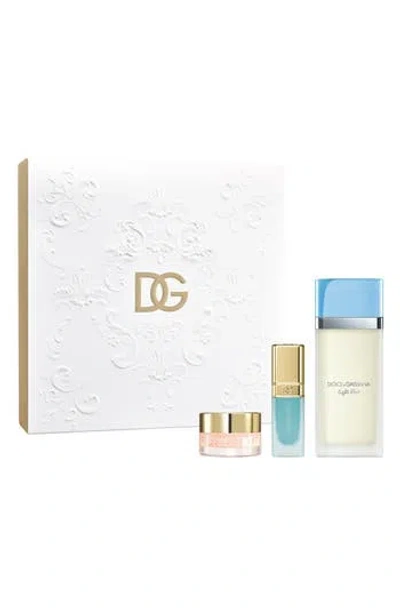 Dolce & Gabbana Dolce&gabbana Light Blue Eau De Toilette & Lip Set In No Color