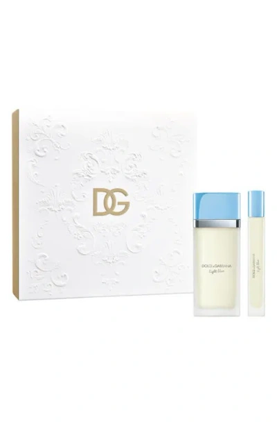 Dolce & Gabbana Dolce&gabbana Light Blue Eau De Toilette Gift Set $154 Value In Transparent