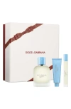 Dolce & Gabbana Light Blue Pour Homme Eau De Toilette Gift Set In Transparent