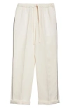 Dolce & Gabbana Dolce&gabbana Linen & Silk Pajama Pants In W0001 Natural White