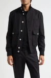 Dolce & Gabbana Multi-pocket Button-up Jacket In Black