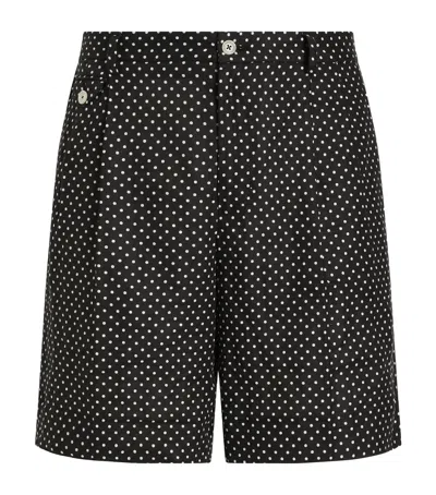 Dolce & Gabbana Dolce&gabbana Linen Polka Dot Shorts