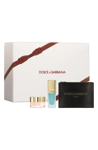 Dolce & Gabbana Dolce&gabbana Lip Scrub & Lip Oil Set In Transparent