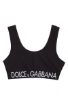 Dolce & Gabbana Dolce&gabbana Logo Band Jersey Sports Bra