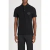 DOLCE & GABBANA DOLCE&GABBANA LOGO CREST COTTON PIQUÉ KNIT POLO