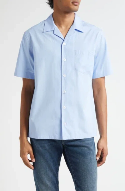 DOLCE & GABBANA DOLCE&GABBANA LOGO EMBROIDERED CAMP SHIRT