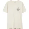 Dolce & Gabbana Double Embroidery T-shirt Beige In Neutral