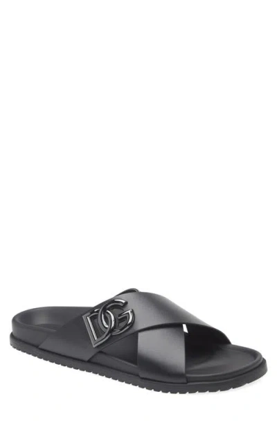 Dolce & Gabbana Dolce&gabbana Logo Slide Sandal