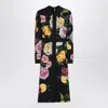 DOLCE & GABBANA DOLCE&GABBANA LONG CHEMISE DRESS WITH FLORAL PRINT WOMEN