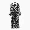 Dolce & Gabbana Polka-dot Print Dress In Black
