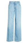 Dolce & Gabbana Dolce&gabbana Loose Pressed Crease Straight Leg Jeans In Blue
