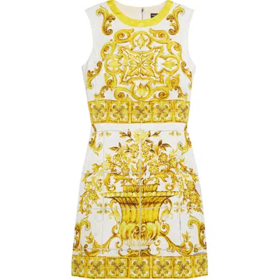DOLCE & GABBANA DOLCE&GABBANA MAJOLICA BROCADE DRESS