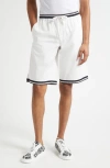 Dolce & Gabbana Majolica-print Shorts In White