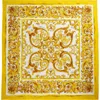 Dolce & Gabbana Dolce&gabbana Majolica Print Cotton Scarf In H95dq Maiolica 3l Giallo
