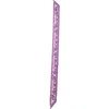 Dolce & Gabbana Dolce&gabbana Majolica Silk Skinny Scarf In Purple