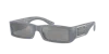 Dolce & Gabbana Rectangle Frame Sunglasses In Gray