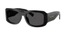 Dolce & Gabbana Acetate Rectangle Sunglasses In Black