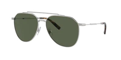 Dolce & Gabbana Dolce&gabbana Man Sunglasses Dg2296 In Dark Green Polar