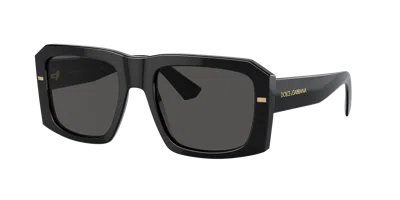 Dolce & Gabbana Square Frame Sunglasses In Black