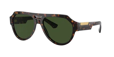 Dolce & Gabbana Dolce&gabbana Man Sunglasses Dg4466f In Dark Green