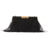 Dolce & Gabbana Dolce&gabbana Marlene Feather Trim Shoulder Bag