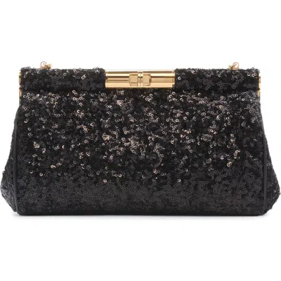 DOLCE & GABBANA DOLCE&GABBANA MARLENE SEQUIN SHOULDER BAG
