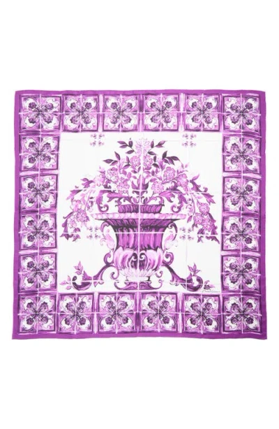 Dolce & Gabbana Dolce&gabbana Mediterraneo Square Silk Scarf