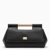 DOLCE & GABBANA DOLCE&GABBANA MEDIUM BLACK SICILY HANDBAG