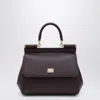 Dolce & Gabbana Medium Sicily Handbag In Must Color In Burgundy