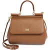 Dolce & Gabbana Sicily Medium Leather Shoulder Bag