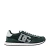 Dolce & Gabbana Multicolor Suede And Mesh Dg Aria Sneakers In Green