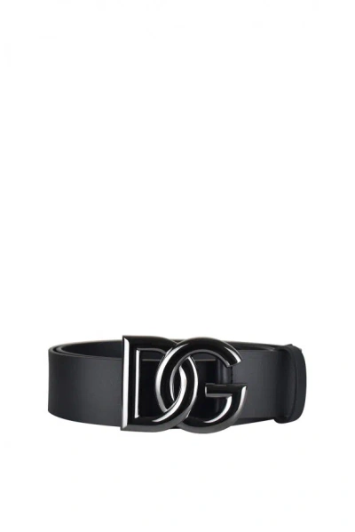 Dolce & Gabbana Dolce&gabbana Men Belt In Black