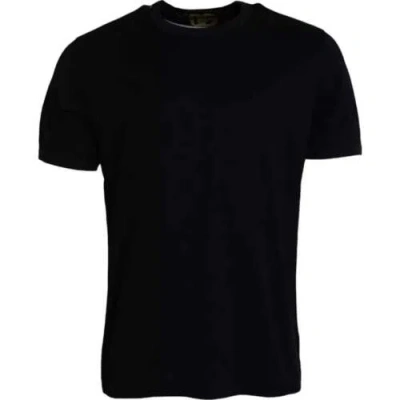 Pre-owned Dolce & Gabbana Dolce&gabbana Men Black T-shirt 100% Cotton Round Neck Short Sleeves Casual Top