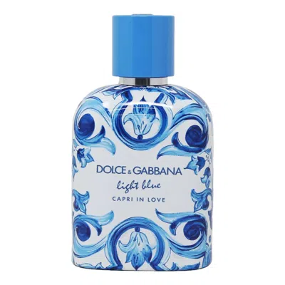 Dolce & Gabbana Dolce And Gabbana Men's Light Blue Capri In Love Edp Spray 3.4 oz Fragrances 8054754407280
