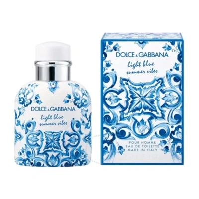 Dolce & Gabbana Dolce And Gabbana Men's Light Blue Pour Homme Summer Vibes Edt Spray 4.2 oz Fragrances 8057971183579 In White