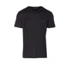 Dolce & Gabbana Black T-shirt With Logo Tag Detail On The Front In Black
