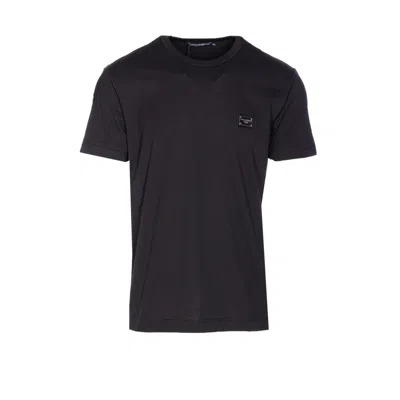 DOLCE & GABBANA DOLCE&GABBANA MEN LOGO PLAQUE T-SHIRT