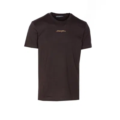 Dolce & Gabbana T-shirts And Polos In Brown