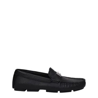 Dolce & Gabbana Dolce&gabbana Men's Moccasins Black Leather