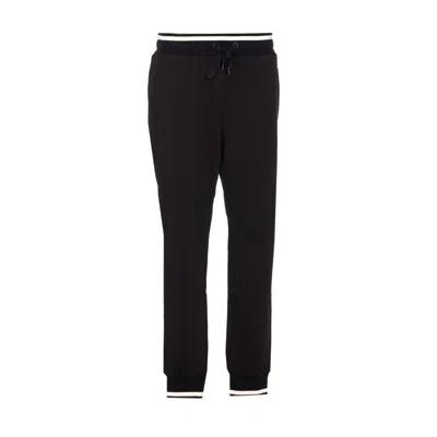 DOLCE & GABBANA DOLCE&GABBANA MEN PATCH LOGO TRACK PANTS