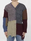 Dolce & Gabbana Patchwork Distressed Cardigan